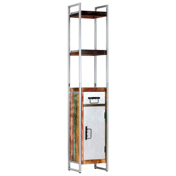 ausgezeichnete Maia Highboard 40 x 30 x 180 cm Recyceltes Massivholz