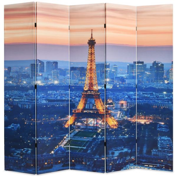 Fabelhafte Pescara Raumteiler klappbar 200 x 170 cm Paris bei Nacht