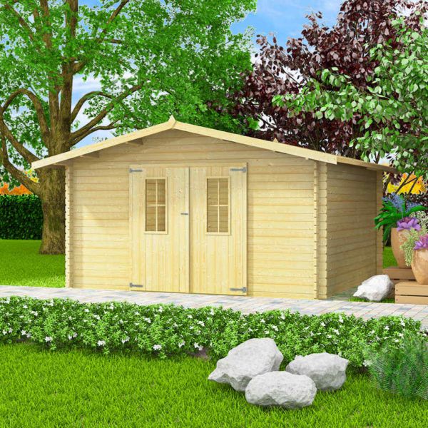 Wunderschöne Gartenhaus aus Holz 34 mm massives Kiefernholz